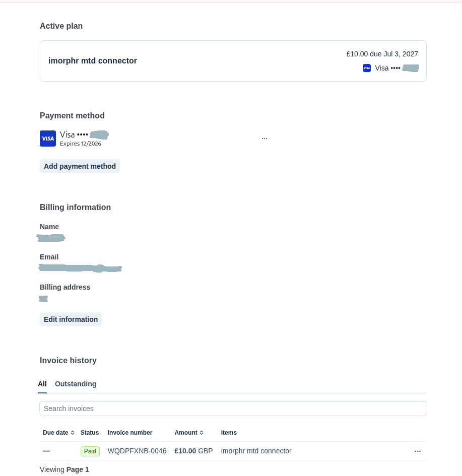 Billing Portal