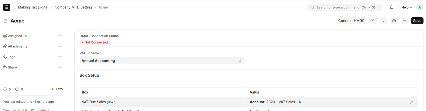 Connect to HMRC